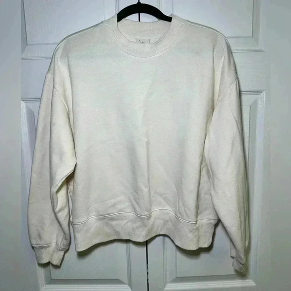 A New Day Cream Crewneck Sweatshirt - Size L - Picture 1 of 3